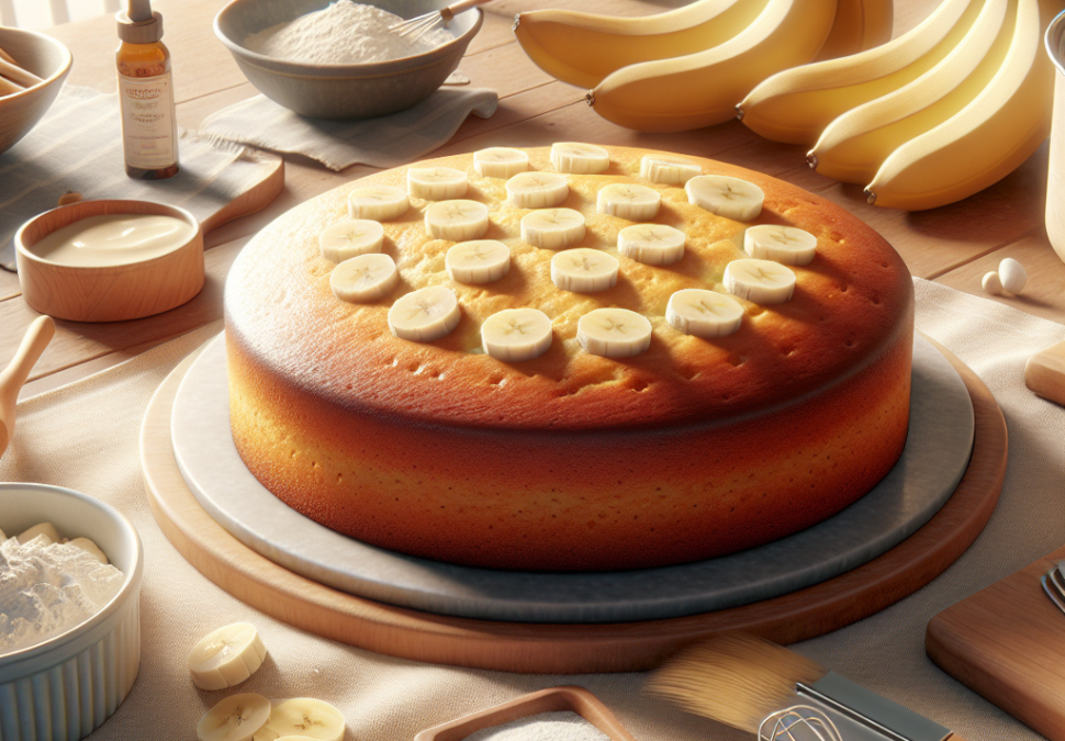 receita-de-Bolo de Banana-Bolos Simples
