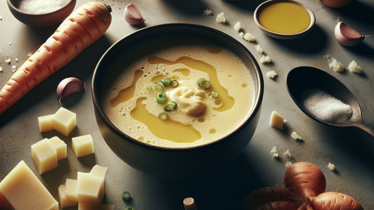 receita-de-Caldo de Mandioquinha-Caldo Quente