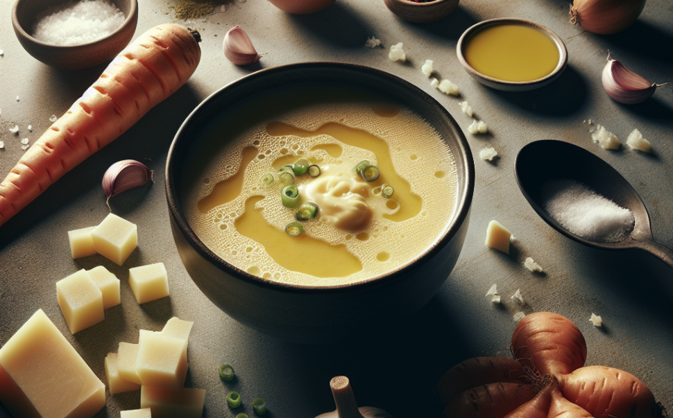 receita-de-Caldo de Mandioquinha-Caldo Quente