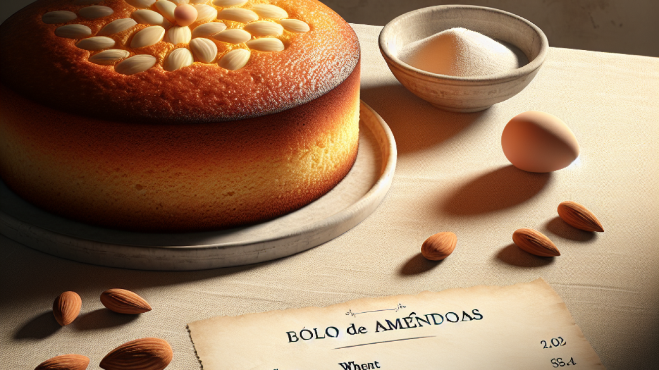 receita-de-Bolo de Amêndoas-Bolos Simples