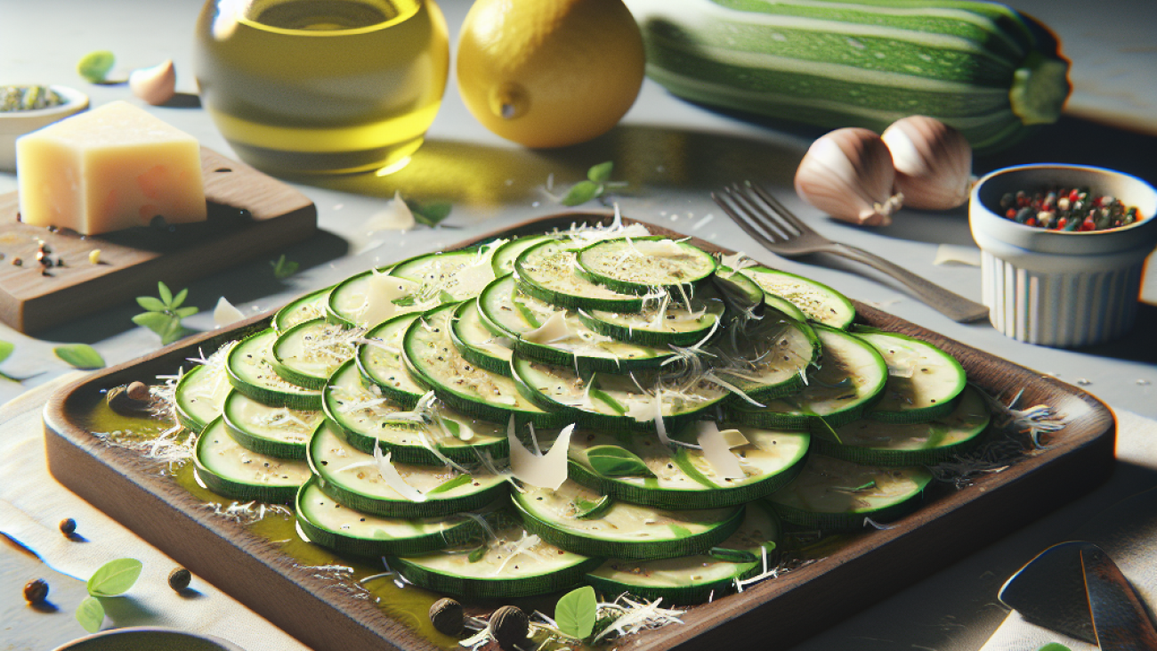 receita-de-Carpaccio de Abobrinha-Entradas